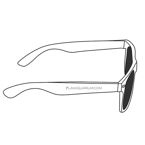 LAX Aquarium Glasses - Translucent Wayfarers