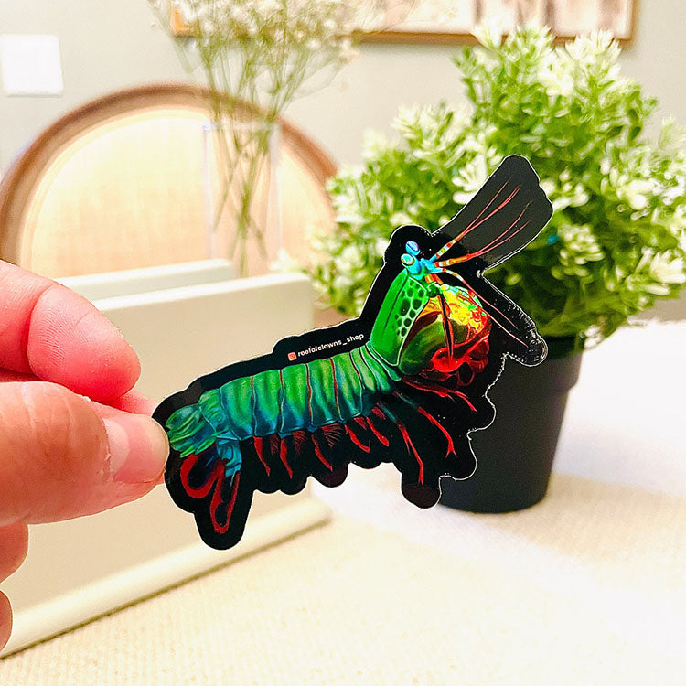 Mantis Shrimp Sticker Holographic