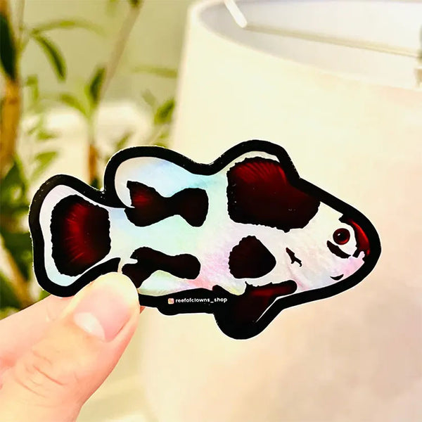 Mocha Storm Clownfish Sticker Holographic