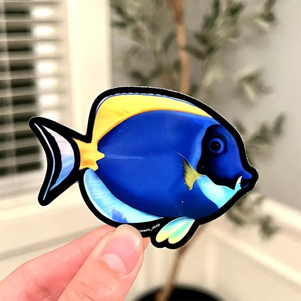 Powder Blue Tang Holographic