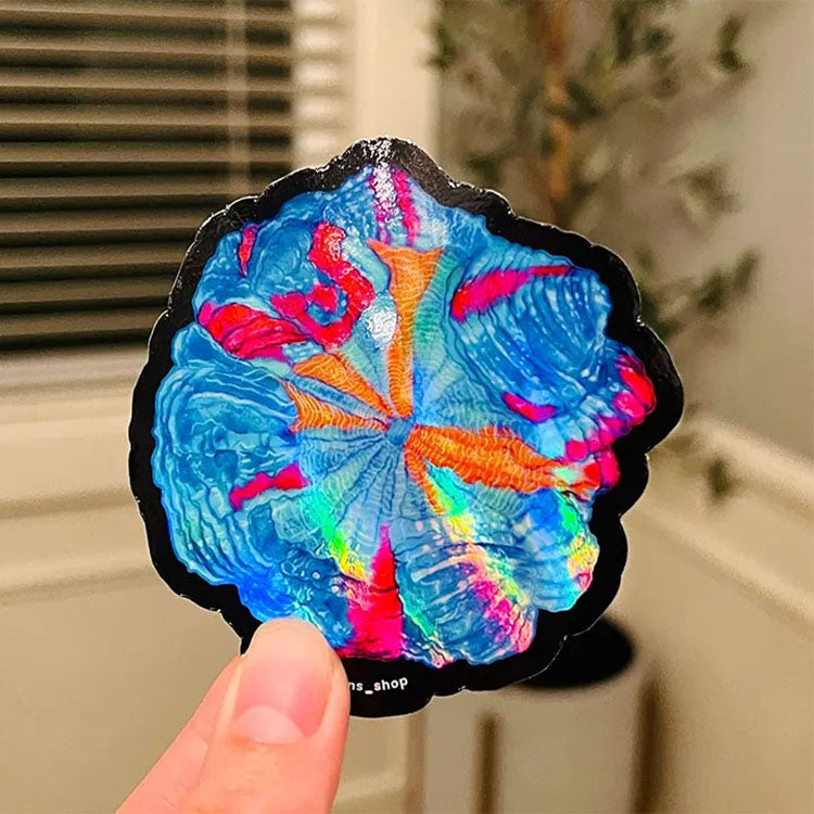 Ultra Rainbow Acantho Coral Sticker