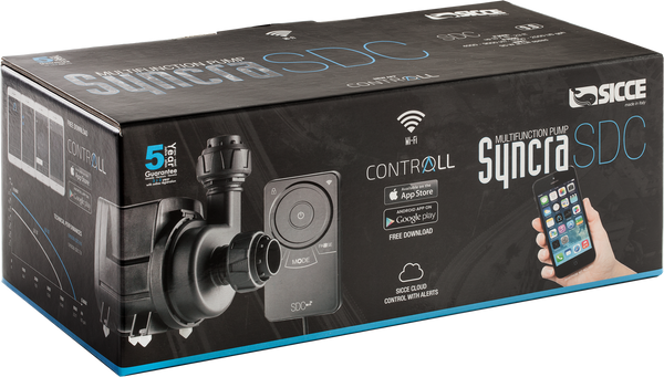 Detail photo for Sicce Syncra SDC 7.0 WiFi Controllable Pump (800-1900 GPH)